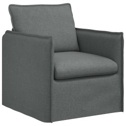 Ensemble de Canapés 2 pcs Gris foncé 156 x 82 x 85 cm Tissu 630150630150