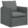 Ensemble de Canapés 2 pcs Gris foncé 156 x 82 x 85 cm Tissu 630150630150