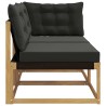 Unité de canapé sectionnel Blanc 162,5 x 83 x 73 cm 630154630154
