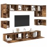 Ensemble meuble TV 8 pcs Bois Ancien Bois d'ingénierie 630157630157