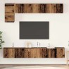 Ensemble meuble TV 5 pcs Bois Ancien Bois d'ingénierie 630158630158