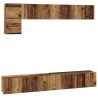 Ensemble meuble TV 5 pcs Bois Ancien Bois d'ingénierie 630158630158