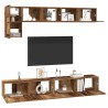 Ensemble meuble TV 5 pcs Bois Ancien Bois d'ingénierie 630158630158