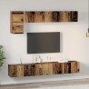 Ensemble meuble TV 5 pcs Bois Ancien Bois d'ingénierie 630158630158