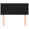 Tête de lit Noir 80x5x78/88 cm Tissu 630164630164
