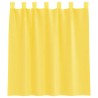 Voilages à œillets 2 pcs jaunes 140 x 140 cm 630165630165