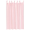 Voilages à œillets 2 pcs rose clair 140 x 175 cm 630166630166
