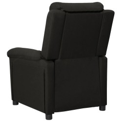 Fauteuil inclinable électrique Noir Tissu 630167630167