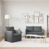Ensemble de Canapés 2 pcs Gris foncé 136 x 82 x 85 cm Tissu 630180630180