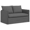 Ensemble de Canapés 2 pcs Gris foncé 136 x 82 x 85 cm Tissu 630180630180