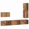 Ensemble meuble TV 4 pcs Bois Ancien Bois d'ingénierie 630182630182
