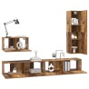Ensemble meuble TV 4 pcs Bois Ancien Bois d'ingénierie 630182630182
