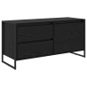 Meuble TV Chêne noir 100 x 36 x 49.5 cm Bois d'ingénierie 630195630195