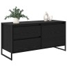 Meuble TV Chêne noir 100 x 36 x 49.5 cm Bois d'ingénierie 630195630195