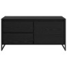 Meuble TV Chêne noir 100 x 36 x 49.5 cm Bois d'ingénierie 630195630195