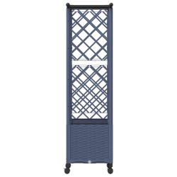 Lit Élevé avec Treillis et Toit Gris 124,5 x 40 x 142 cm PP 630198630198