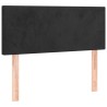 Tête de lit à LED Noir 100x5x78/88 cm Velours 630201630201