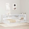 Tête de lit de rangement Blanc 100 cm Bois d'ingénierie 630206630206