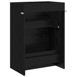 Meuble sous lavabo de salle de bain Chêne noir 630208630208