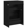 Meuble sous lavabo de salle de bain Chêne noir 630208630208