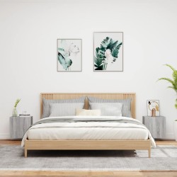 Meubles TV muraux 2pcs sonoma gris 40,5x30x40cm bois ingénierie 630209630209