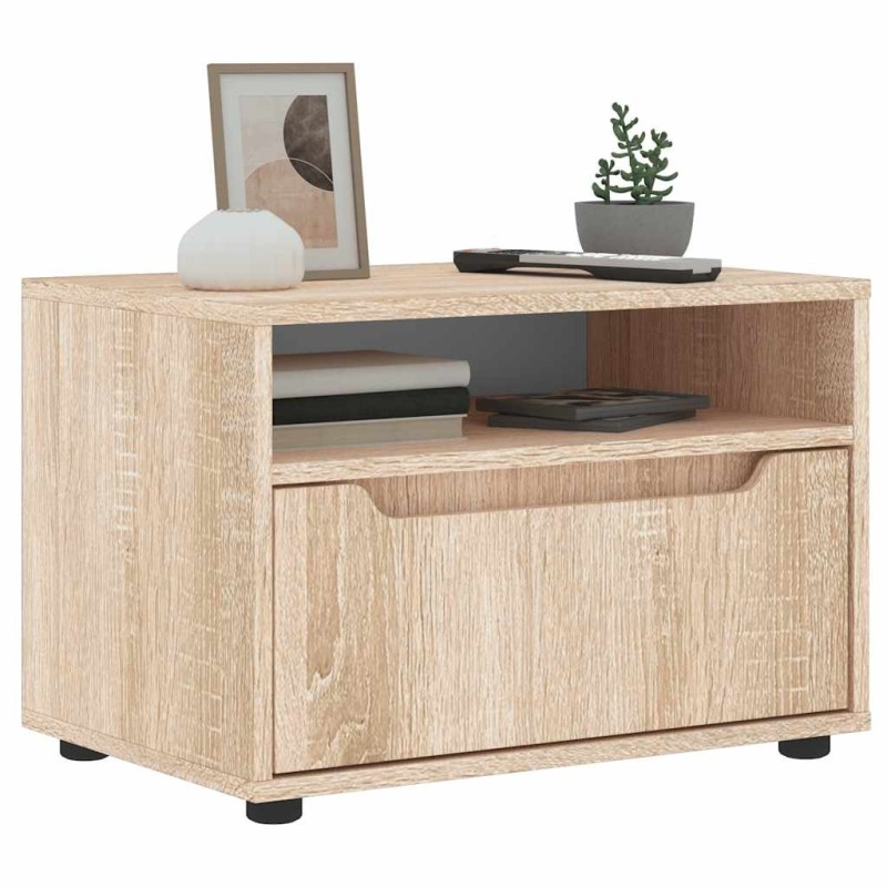Meuble TV VISNES chêne sonoma 60x40x38 cm bois d'ingénierie 630212630212