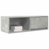 Meubles TV 2 pcs gris béton 80x31x25,5 cm bois d'ingénierie 630213630213