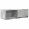 Meubles TV 2 pcs gris béton 80x31x25,5 cm bois d'ingénierie 630213630213