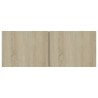 Meubles TV 4 pcs Chêne sonoma 80x30x30 cm Bois d'ingénierie 630214630214