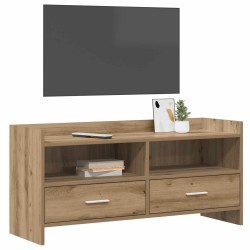 Meuble TV 100 x 33 x 47 cm Chêne artisanal Bois d'ingénierie 630216630216