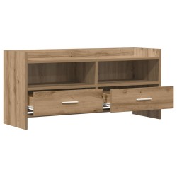 Meuble TV 100 x 33 x 47 cm Chêne artisanal Bois d'ingénierie 630216630216
