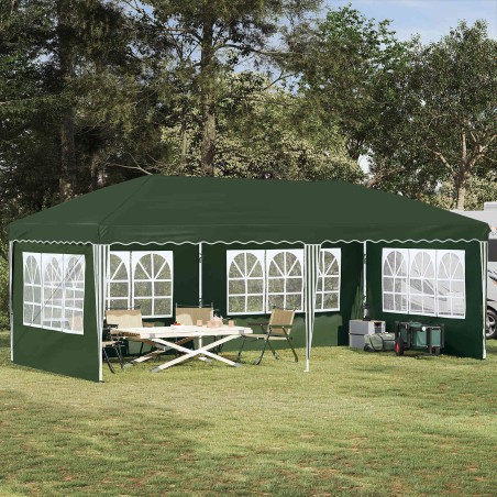 Tente de fête pop-up 575 x 289 x 245 cm Vert 630218630218