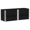 Jardinière noir 150x50 cm bois massif de pin 630221630221