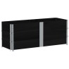 Jardinière noir 150x50 cm bois massif de pin 630221630221