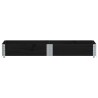 Jardinière noir 150x50 cm bois massif de pin 630222630222