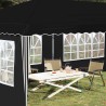Tente de fête pop-up 575 x 289 x 245 cm Noir 630226630226