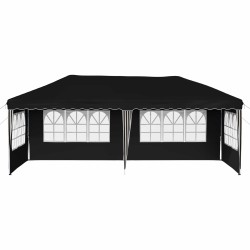 Tente de fête pop-up 575 x 289 x 245 cm Noir 630226630226