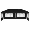 Tente de fête pop-up 575 x 289 x 245 cm Noir 630226630226