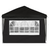 Tente de fête pop-up 575 x 289 x 245 cm Noir 630226630226