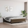 Matelas de lit à ressorts ensachés fermeté moyenne Marron foncé 180x200x20 cm 630227630227