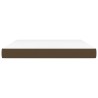Matelas de lit à ressorts ensachés fermeté moyenne Marron foncé 180x200x20 cm 630227630227