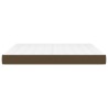 Matelas de lit à ressorts ensachés fermeté moyenne Marron foncé 180x200x20 cm 630227630227