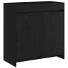 Meuble sous lavabo de salle de bain Chêne noir 630234630234