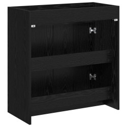 Meuble sous lavabo de salle de bain Chêne noir 630234630234