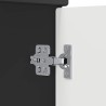 Meuble sous lavabo de salle de bain Chêne noir 630234630234