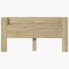 Tête de lit de rangement avec LED Chêne Sonoma 630235630235