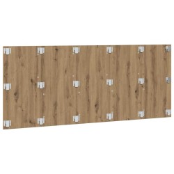 Tête de lit chêne artisanal 200x1,5x80 cm bois d'ingénierie 630238630238
