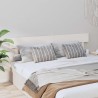 Tête de lit Blanc 204x3x81 cm Bois massif de pin 630240630240