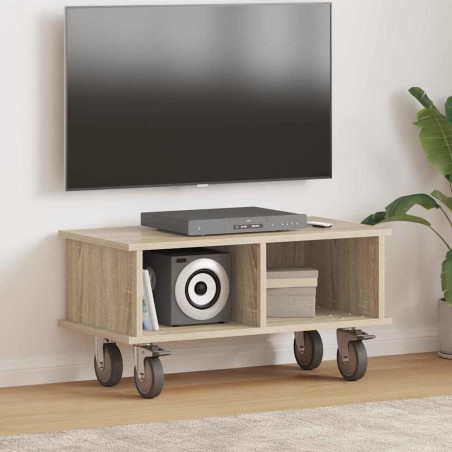 Meuble TV Chêne Sonoma 68,5 x 35 x 35 cm Bois d'ingénierie 630243630243