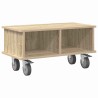 Meuble TV Chêne Sonoma 68,5 x 35 x 35 cm Bois d'ingénierie 630243630243